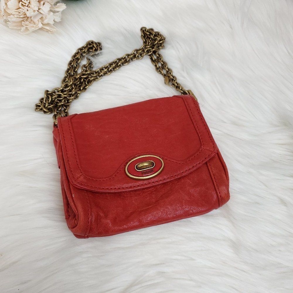Fossil Genuine Leather Colette Mini Bag - Picture 3 of 15